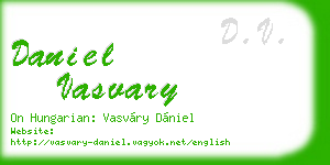 daniel vasvary business card