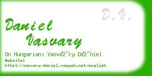 daniel vasvary business card